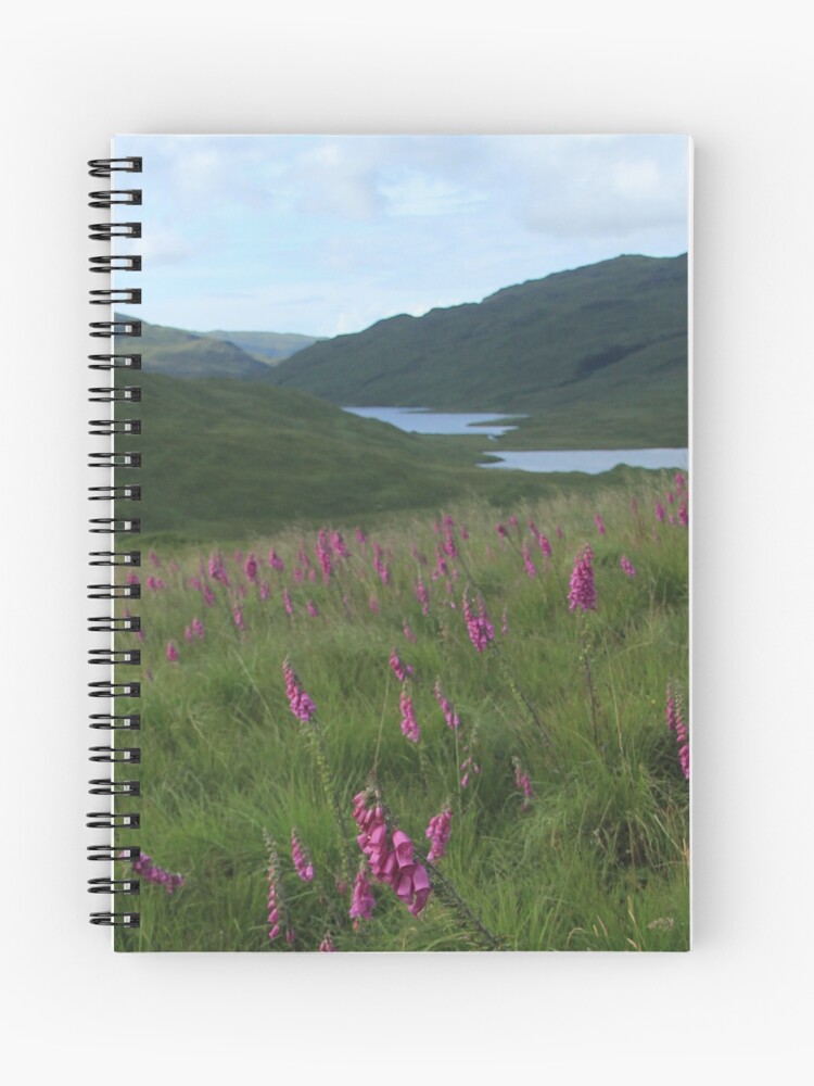 Thumbnail 1 of 3, Journal, Field of foxgloves I designed and sold by orcadia.