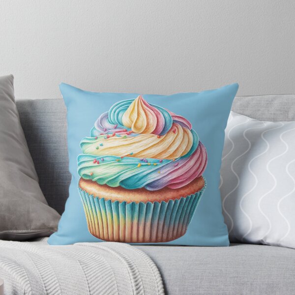 Artikelvorschau, Regenbogen-Cupcake entworfen und verkauft von AxeWave.