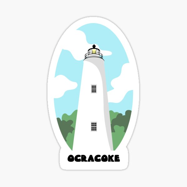 Item preview, Ocracoke Lighthouse Outer Banks North Carolina designed and sold by SavannahAddison.