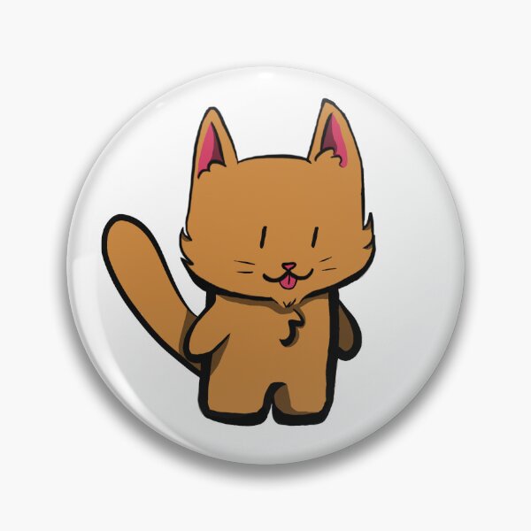 Item preview, Orange Chibi Cat designed and sold by Partially-Rye-P.