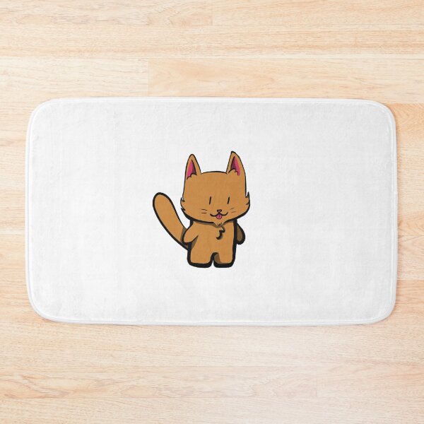 Item preview, Orange Chibi Cat designed and sold by Partially-Rye-P.