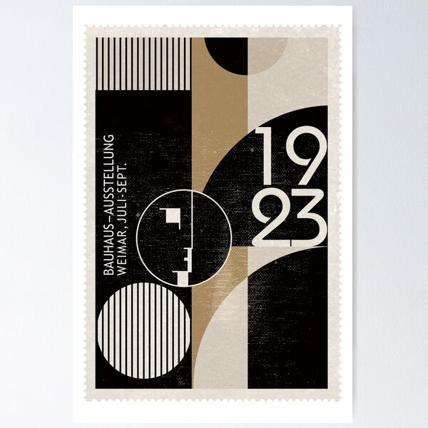 Item preview, Bauhaus Retro Art designed and sold by SurfolioPrints.