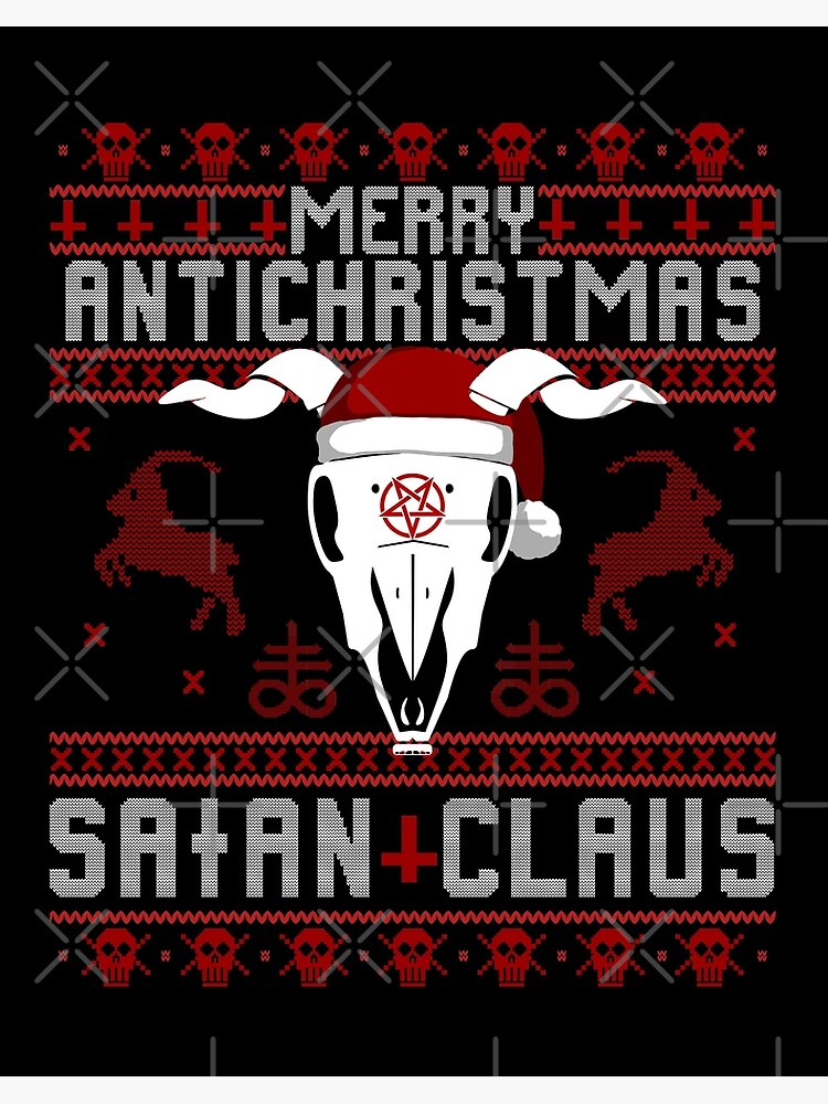 satan claus sweater