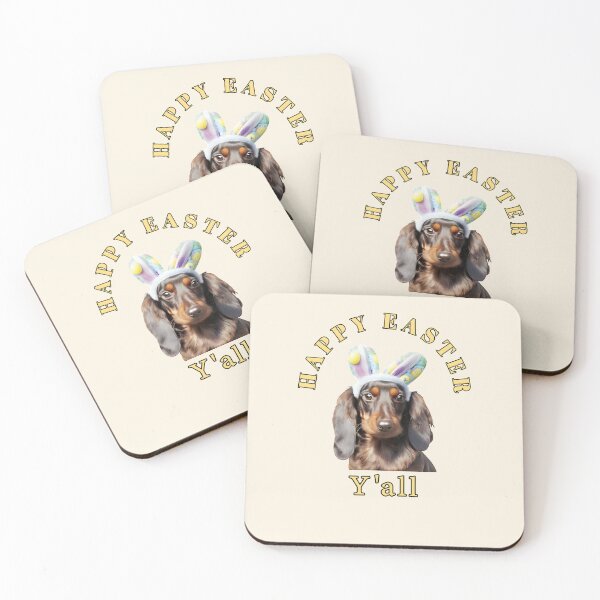 Item preview, Holiday - Happy Easter Y'all! funny dachshund designed and sold by Kampendesigns.