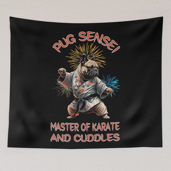 Item preview, Pug sensei  designed and sold by SidTastic .