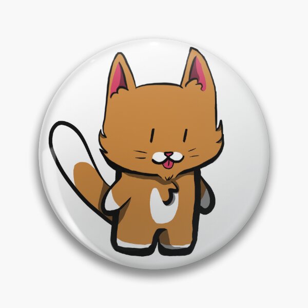 Item preview, Orange and White Chibi Cat designed and sold by Partially-Rye-P.
