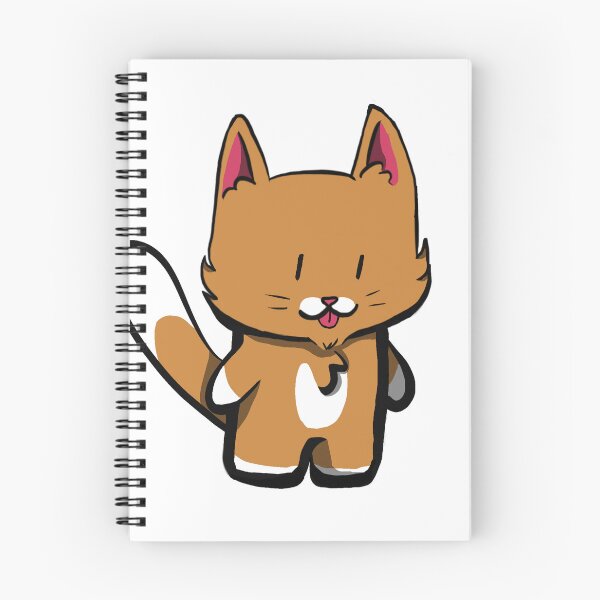 Item preview, Orange and White Chibi Cat designed and sold by Partially-Rye-P.