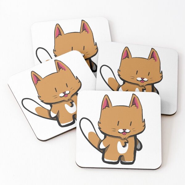 Item preview, Orange and White Chibi Cat designed and sold by Partially-Rye-P.