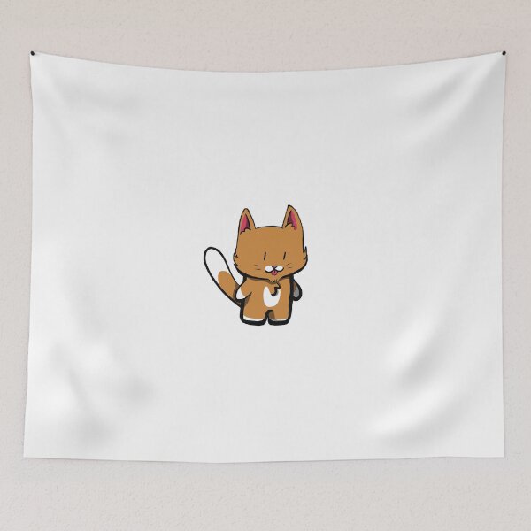 Item preview, Orange and White Chibi Cat designed and sold by Partially-Rye-P.