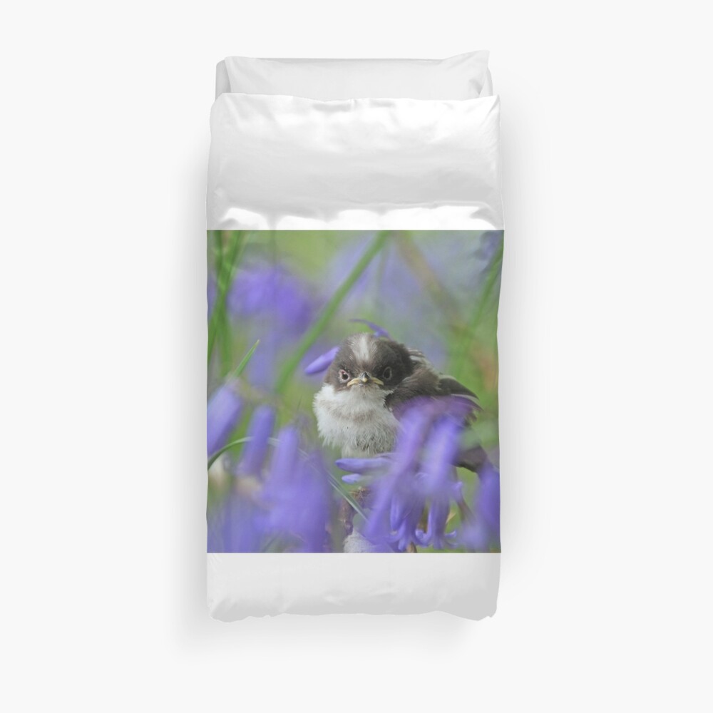 Bird in the blue Duvet Cover