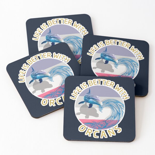 Item preview, Life is better with orcas  designed and sold by fattim3.