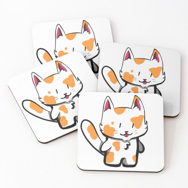 Item preview, Orange Spotted Chibi Cat designed and sold by Partially-Rye-P.