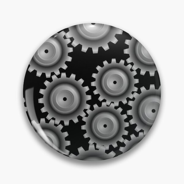 Item preview, Gray Gears Pattern designed and sold by BartholGraphics.