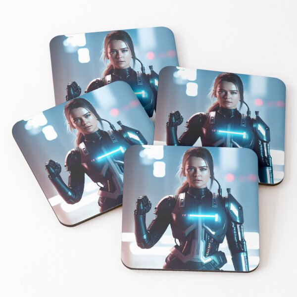 Item preview, Terminator woman wearing a costume. designed and sold by Maniock.