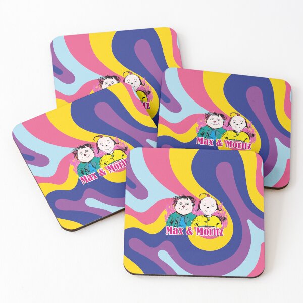 Item preview, Colorful pattern with Max and Moritz designed and sold by Mauswohn.