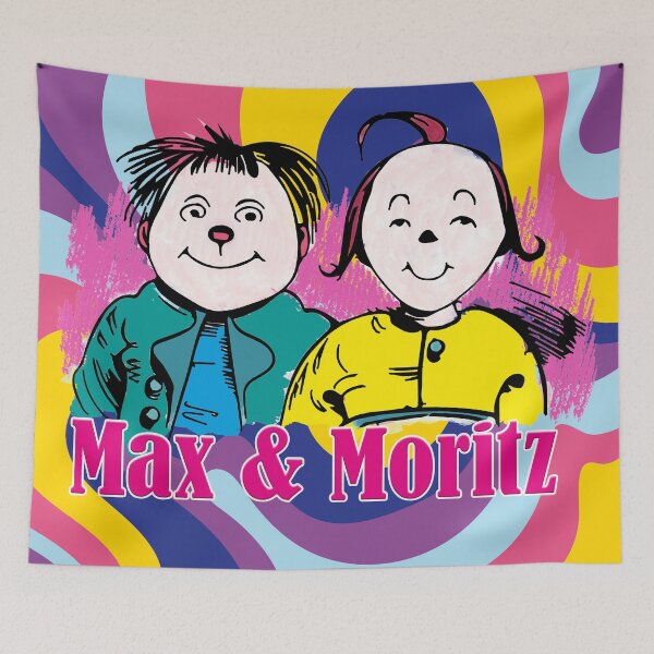 Item preview, Colorful pattern with Max and Moritz designed and sold by Mauswohn.