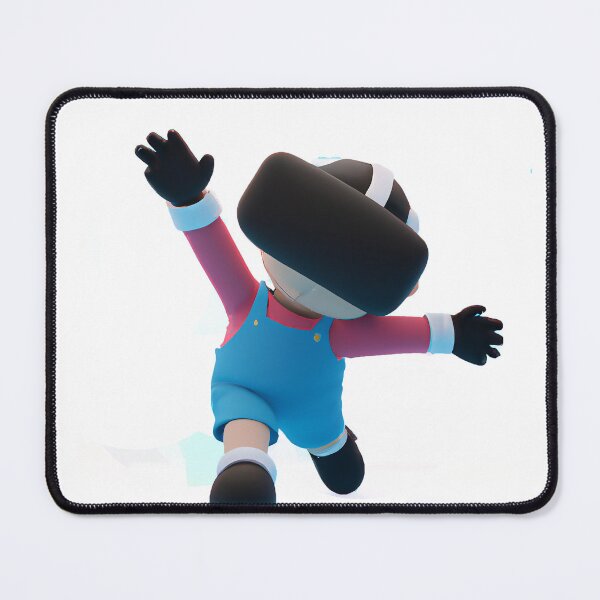 Item preview, funny kawaai character with vr helmet and pen hands designed and sold by Ladidia.