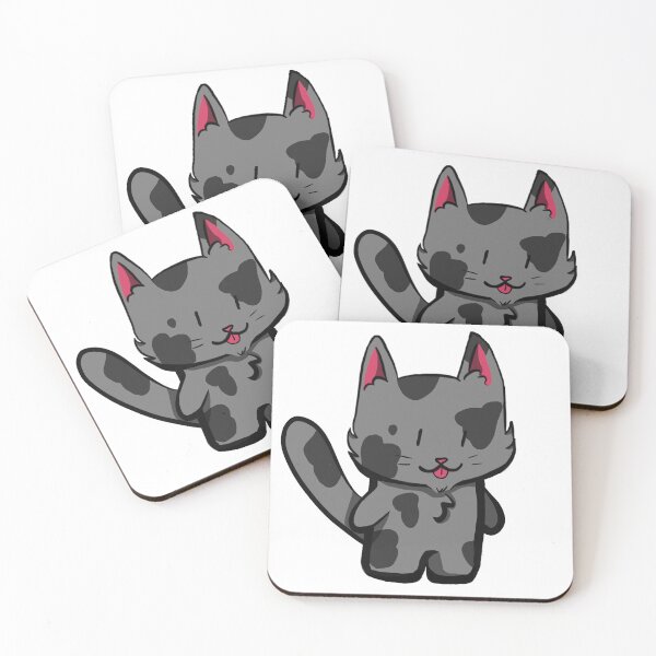 Item preview, Grey Spotted Chibi Cat designed and sold by Partially-Rye-P.
