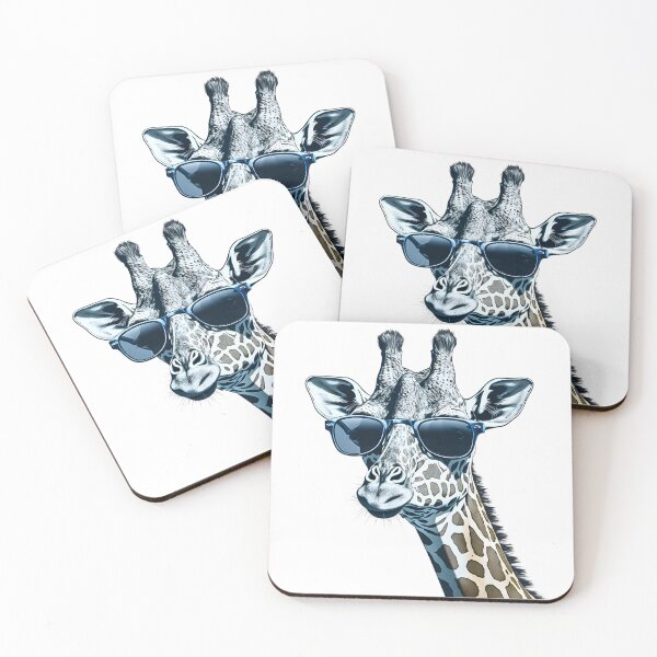 Item preview, Cool Giraffe Wearing Sunglasses | Funny Animal Design designed and sold by GlassFrogPrints.
