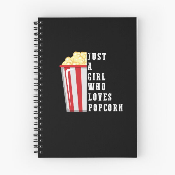 Item preview, Just A Girl Who Loves Popcorn designed and sold by yssnyd.