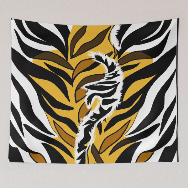 Item preview, Stripe Symphony: a fusion of tiger and zebra designed and sold by jackbermess.
