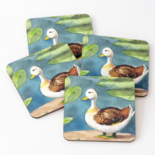 Item preview, Duck Painting designed and sold by FamiliarPufferfish.