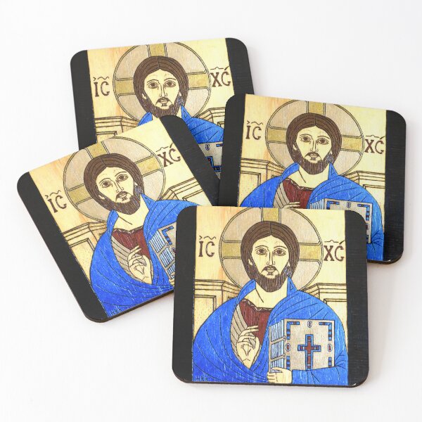 Item preview, Christ Pantocrator, Original Art, Religious Art designed and sold by HBBArtShop.