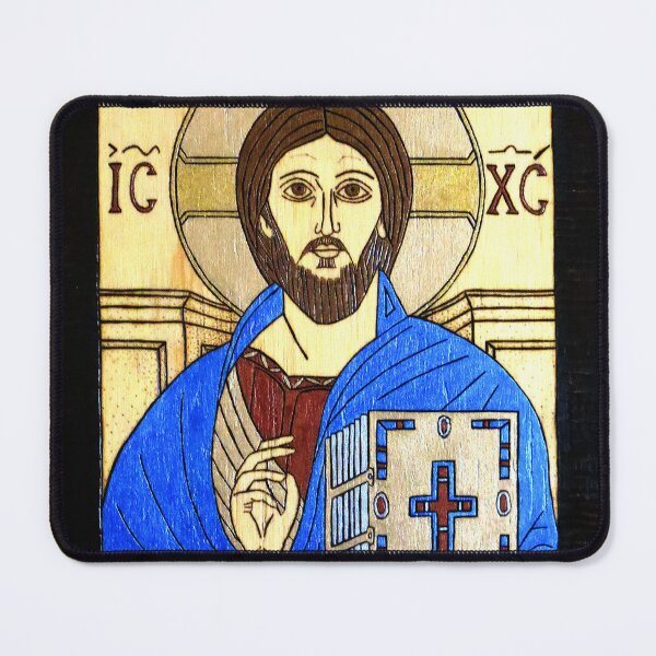 Item preview, Christ Pantocrator, Original Art, Religious Art designed and sold by HBBArtShop.