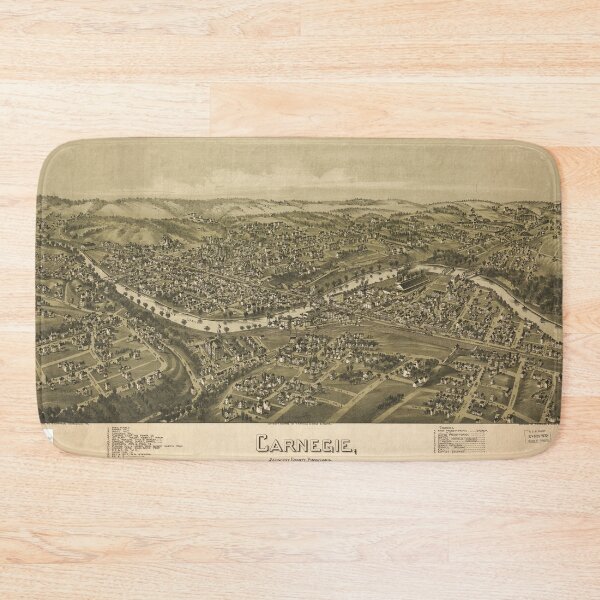 Item preview, Carnegie, Pennsylvania (1897) designed and sold by allhistory.