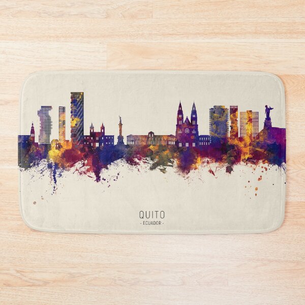 Item preview, Quito Ecuador Skyline designed and sold by ArtPrints.