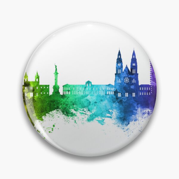 Item preview, Quito Ecuador Skyline designed and sold by ArtPrints.