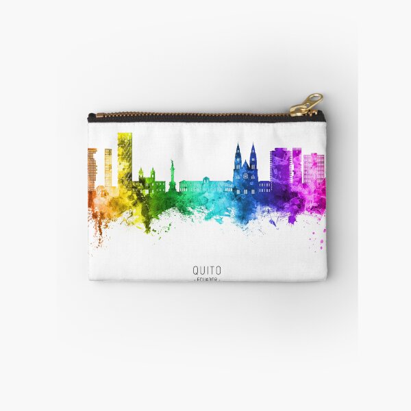 Artikelvorschau, Quito Ecuador Skyline entworfen und verkauft von ArtPrints.