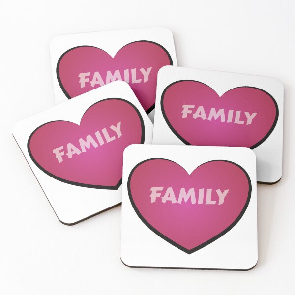 Item preview, family is anyone who loves you unconditionally | 6 designed and sold by Lets Be Positive (5.0) ⭐⭐⭐⭐⭐.