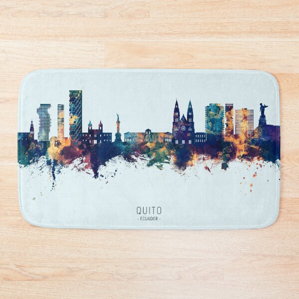 Item preview, Quito Ecuador Skyline designed and sold by ArtPrints.