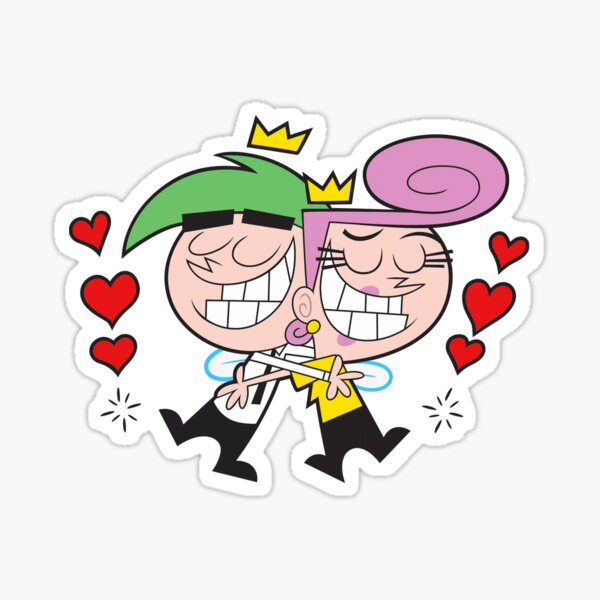 Item preview, Valentine's Day ,Cosmo And Wanda designed and sold by ElegantCherry.