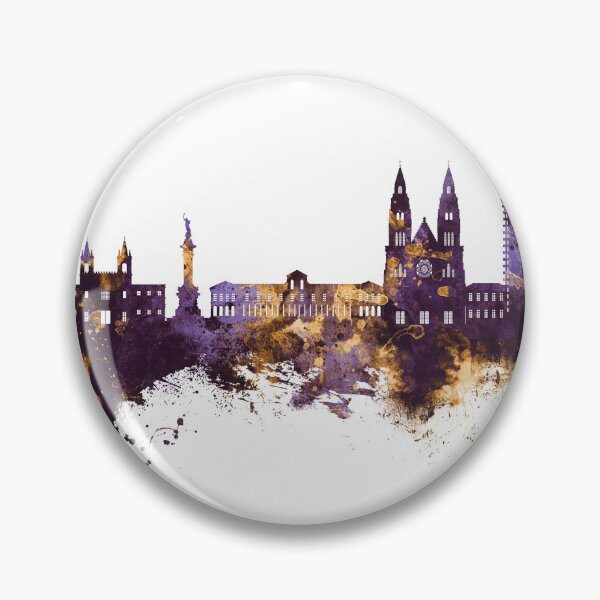 Aperçu de l'œuvre Quito Ecuador Skyline créée et vendue par ArtPrints.