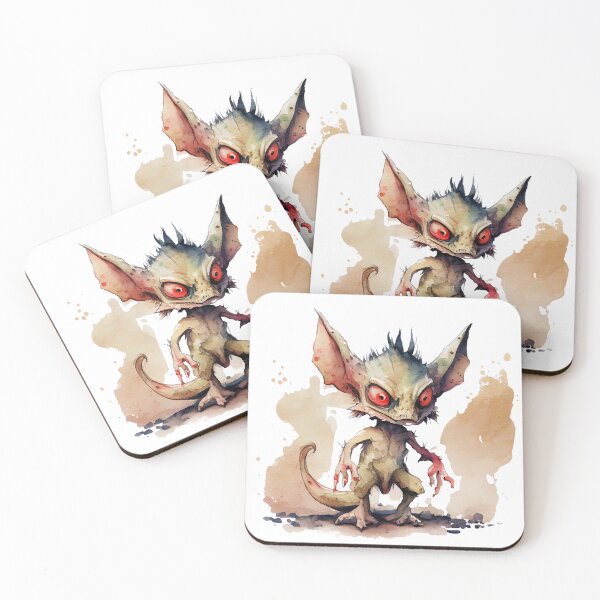 Item preview, Cute Horror Icon Chupacabra designed and sold by artsyindc.