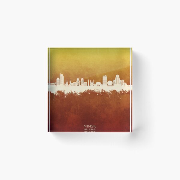 Item preview, Minsk Belarus Skyline designed and sold by ArtPrints.