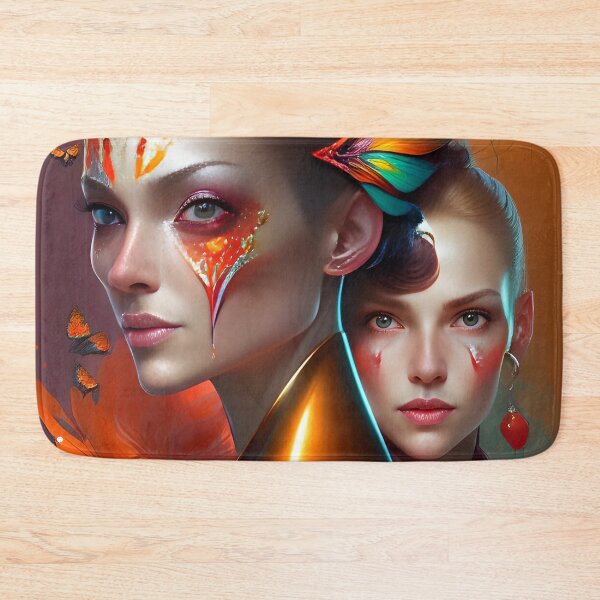 Item preview, Colorful Women Portrait designed and sold by artmanikin.