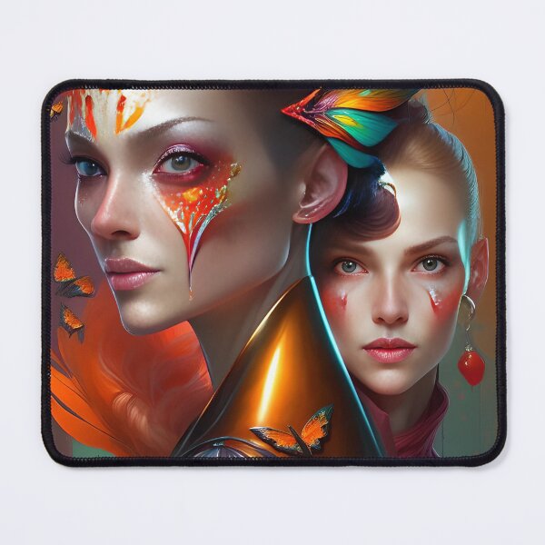 Item preview, Colorful Women Portrait designed and sold by artmanikin.