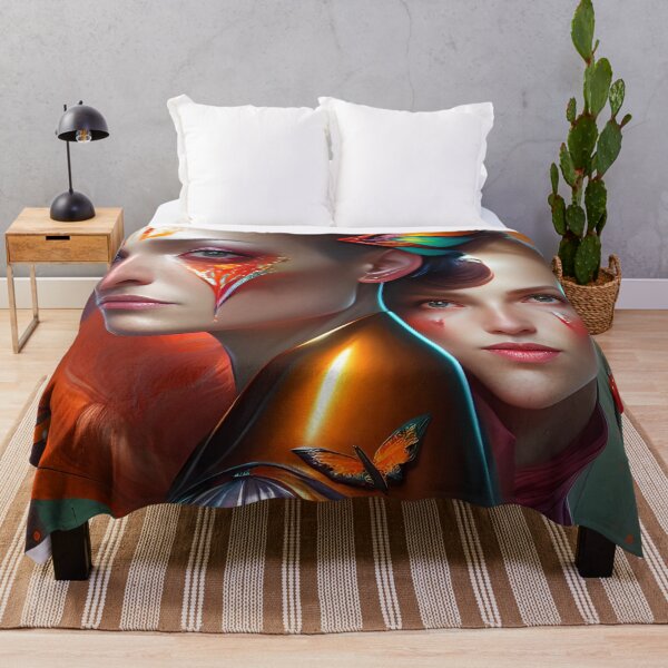 Item preview, Colorful Women Portrait designed and sold by artmanikin.