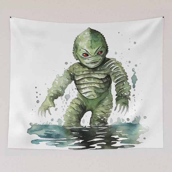 Item preview, Cute Horror Icon Creature from the Black Lagoon designed and sold by artsyindc.