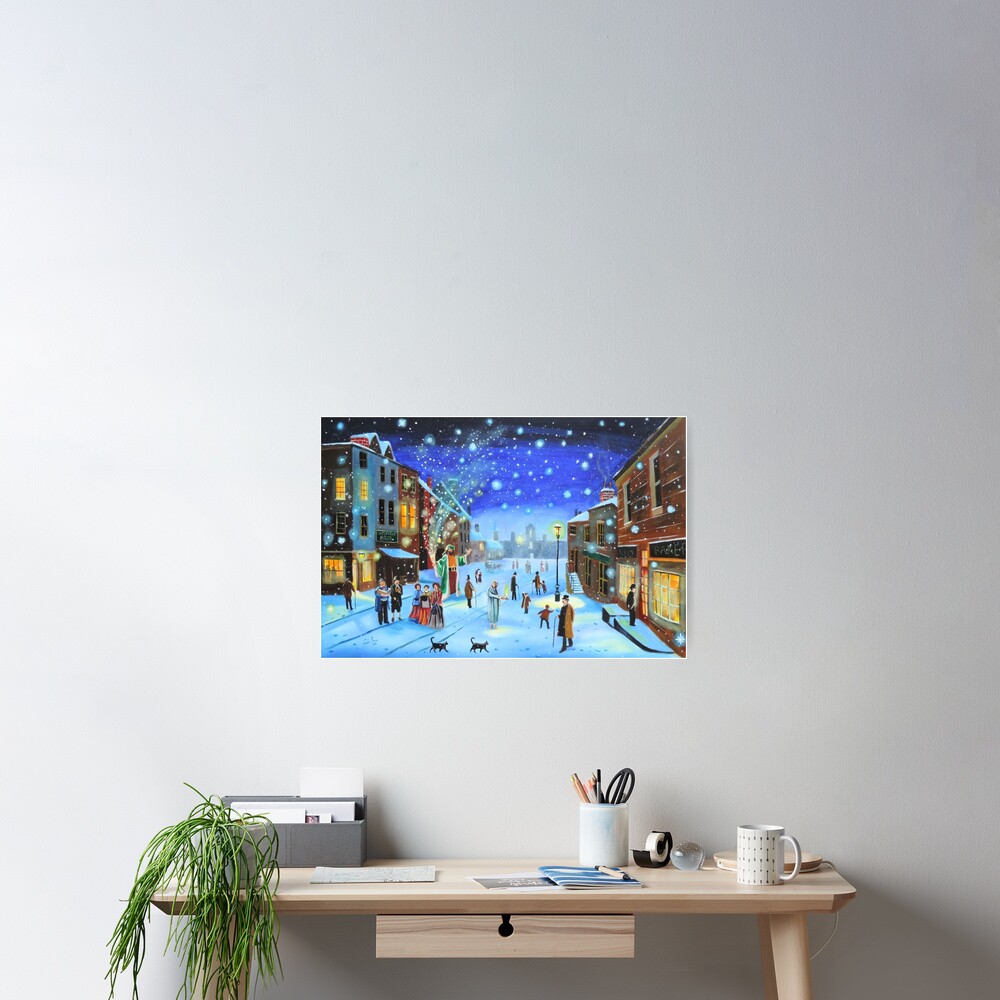 A Christmas Carol Scrooge ghost of Christmas present Poster