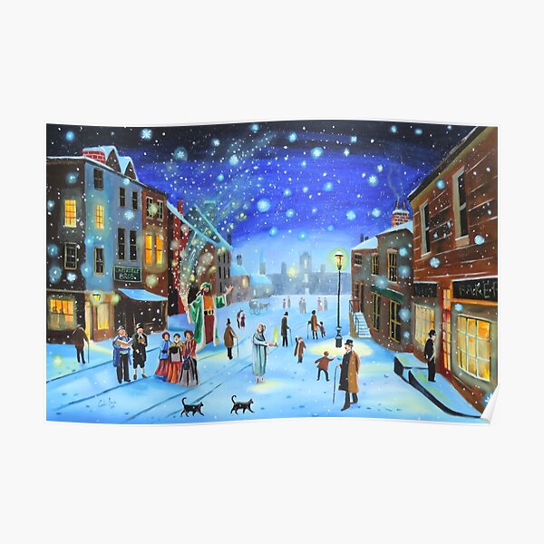 A Christmas Carol Scrooge ghost of Christmas present Poster