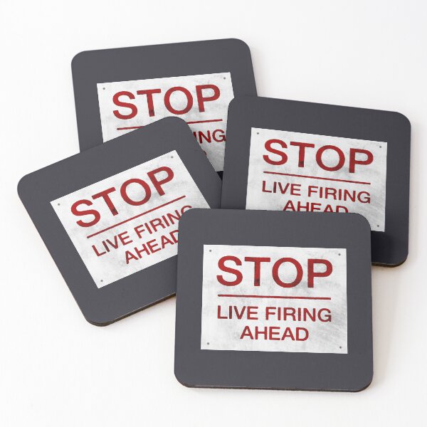 Item preview, STOP - Live Firing Ahead designed and sold by Watch-and-Shoot.