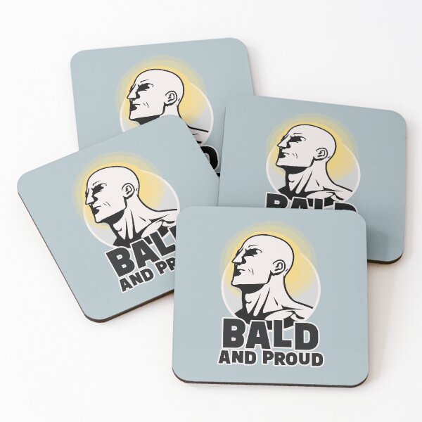 Item preview, Bald and Proud || Bald Man Illustration designed and sold by MadSwellDesigns.