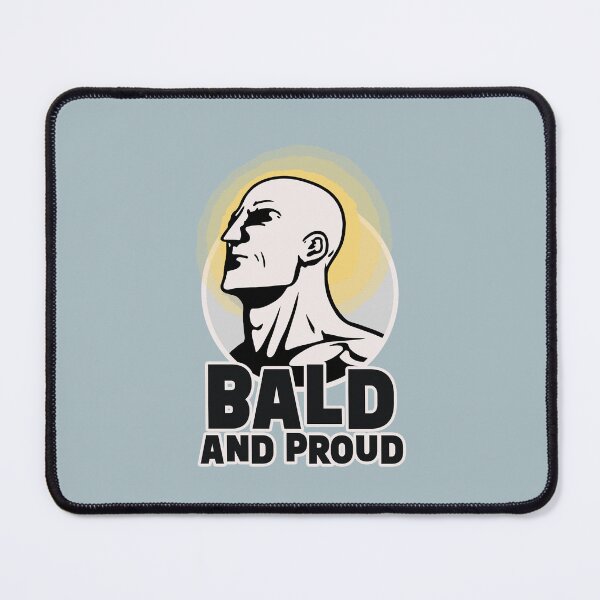 Item preview, Bald and Proud || Bald Man Illustration designed and sold by MadSwellDesigns.