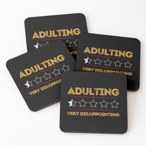Item preview, Adulting very disappointing designed and sold by Quartztree Shirts.