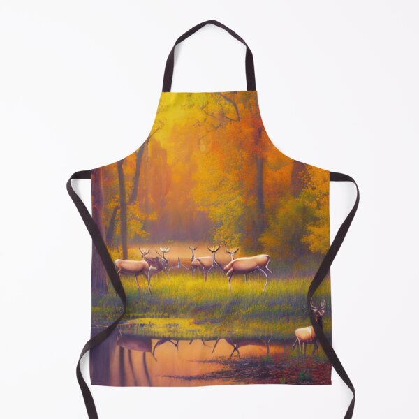Item preview, Deer Gathering at the Magic Spring designed and sold by WBP Mart.