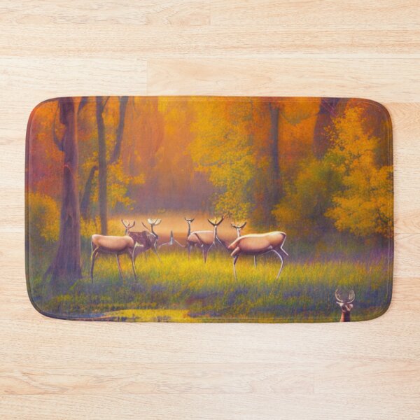 Item preview, Deer Gathering at the Magic Spring designed and sold by WBP Mart.